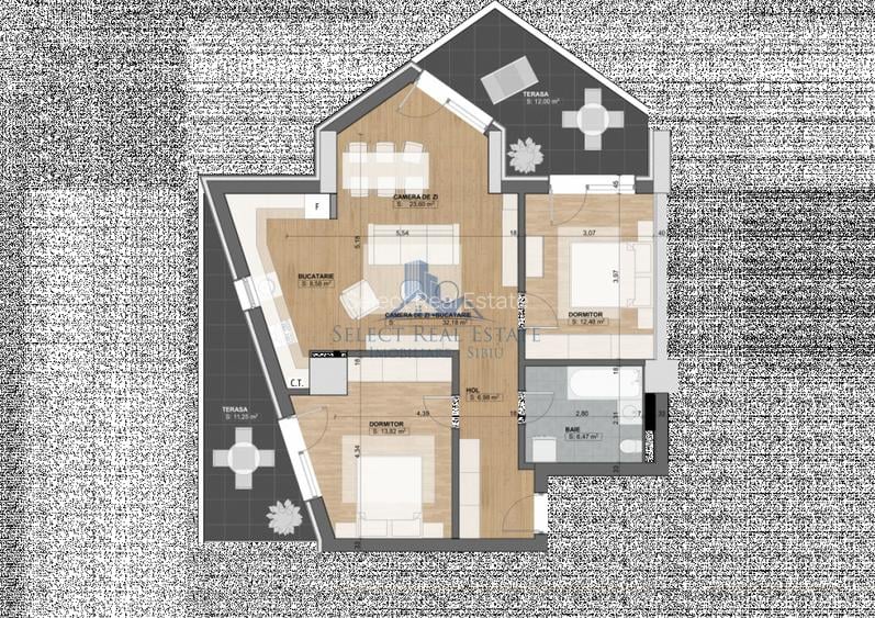 Apartament 2 camere \ Top - Premium \ Sibiu-Selimbar - 3