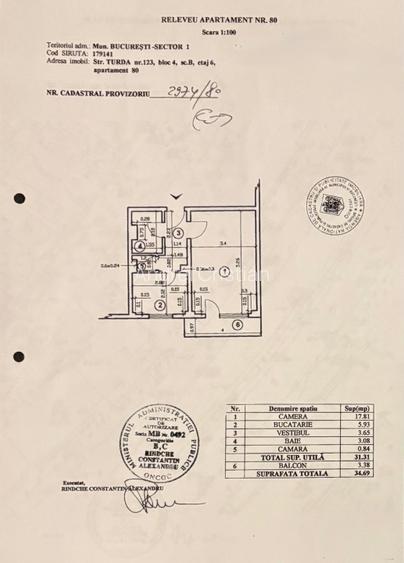 Vanzare -Apartament cu o camera , Sect. 1, amenajat , utilat, langa parc - 11