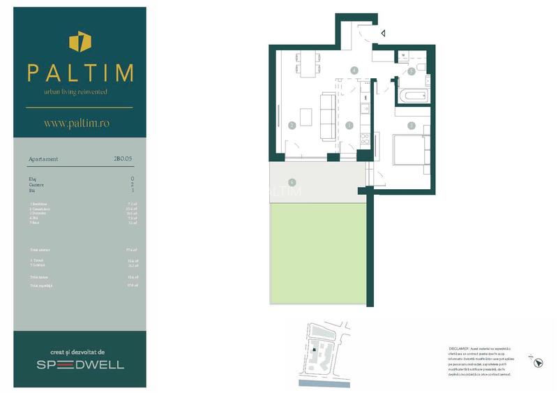 Apartament 2 camere, Zona Centrala - 1