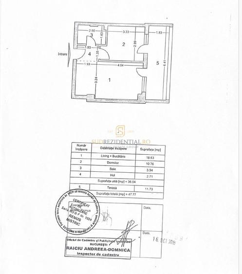Apartament tip studio, 47.8 mp, ansamblu rezidential, gata de mutare - 9