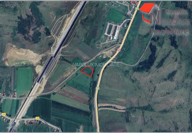 Teren 2.700 mp, plan, aproape de A3, ideal investitie – Sardu - 3