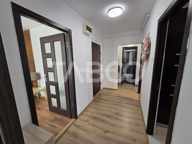 Apartament 3 camere decomandat renovat 2 bai 2 balcoane Turnisor Sibiu - 11