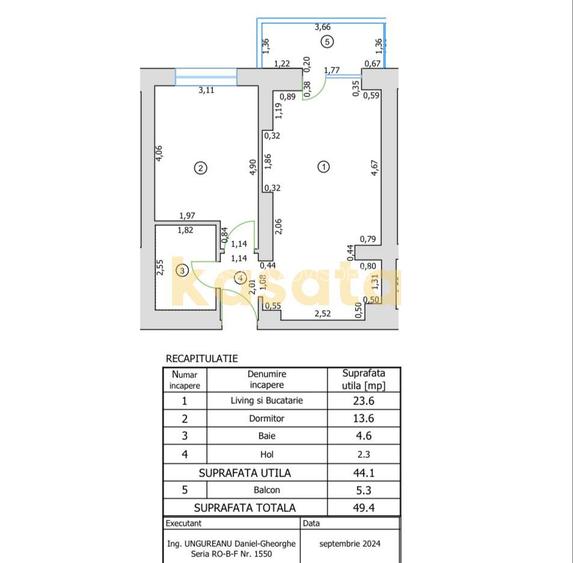 Cortina North Apartament 2 camere, mobilat, cu TVA inclus - 1