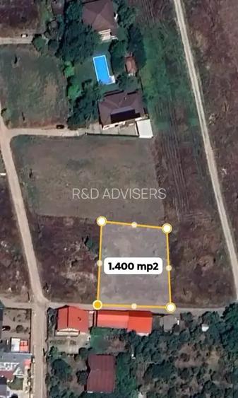 Teren intravilan Branesti– zonă verde, P+2 E, utilități - 2