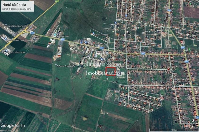 Teren intravilan 10.000mp cu utilitati, imprejmuit, Loc. Sanleani intre case, pr - 3