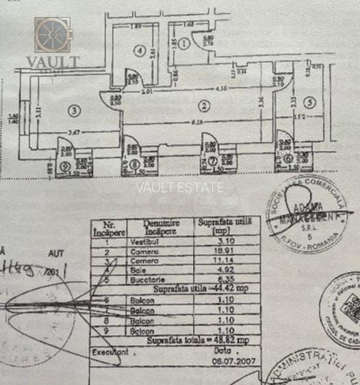 Apartament 2 camere-4 balcoane -7 minute de metrou 1 Decembrie 1918 - 1