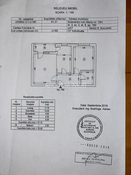 APARTAMENT DOUA CAMERE COMPLET MOBILAT  - 21 RESIDENCE - - 21