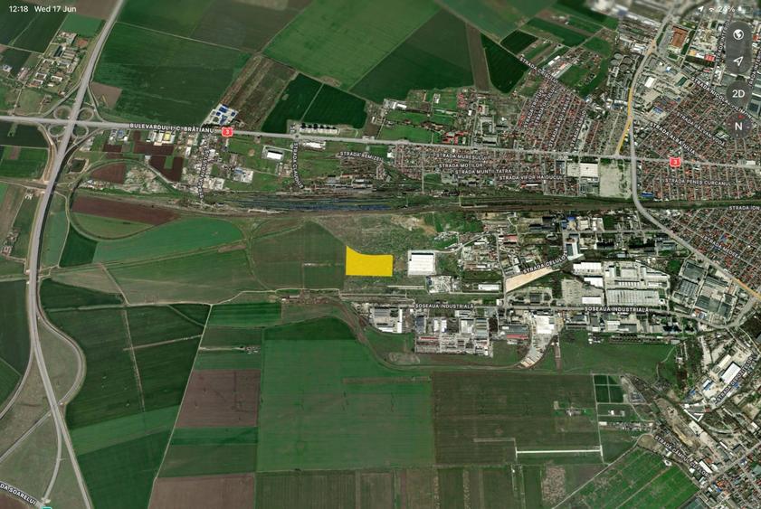 Teren 4,5 ha zona Industriala