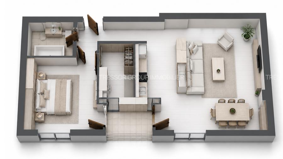 2 camere / 60 MP – Campus Universitar Constanța | Parcare inclusă - 3