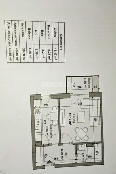 Garsoniera Exigent Plaza | Balcon | Centrala proprie | Prima închiriere - 14