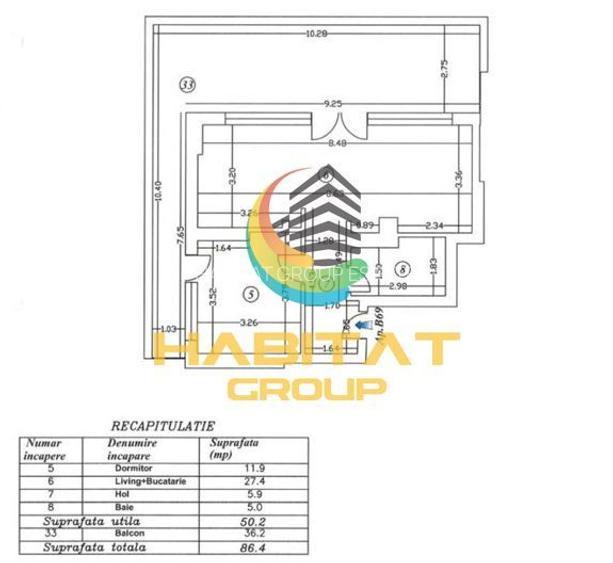 Apartament 2 camere Timpuri noi la 7  minute Metrou cu mutare imediata - 11