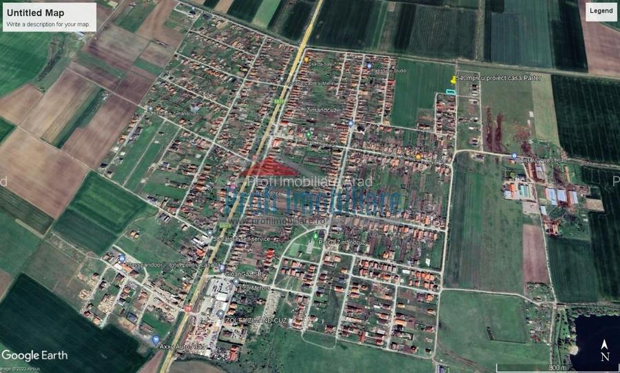 Teren 540mp Zimand Cuz, Proiect casa Parter 10 min. de zona Podgoria- Arad - 4