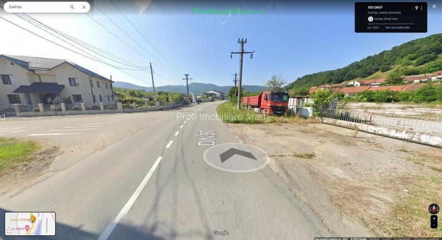 Teren 7.000mp intravilan construibil, front 160ml DN57- Eselnita, la Dunare - 10