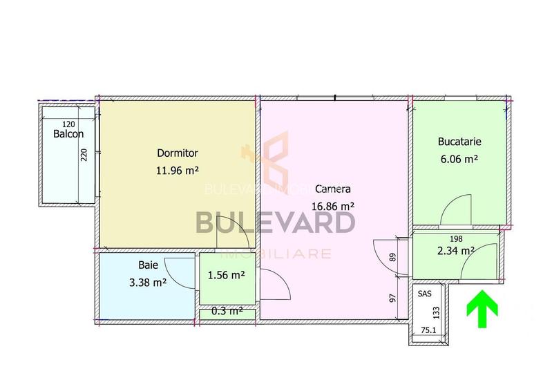 Apartament 2 camere zona Complex Mercur / Iulius Mall - 1