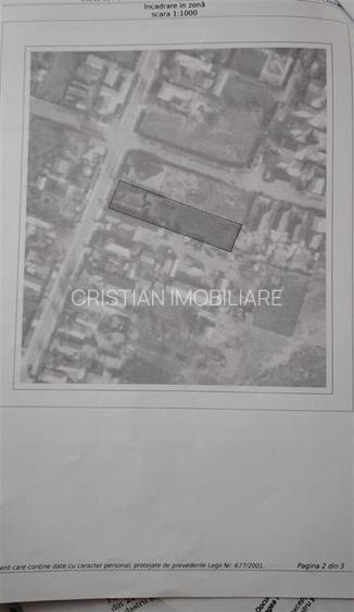 Teren intravilan 1353 mp deschidere 18 m Chiscani Stadion - 5