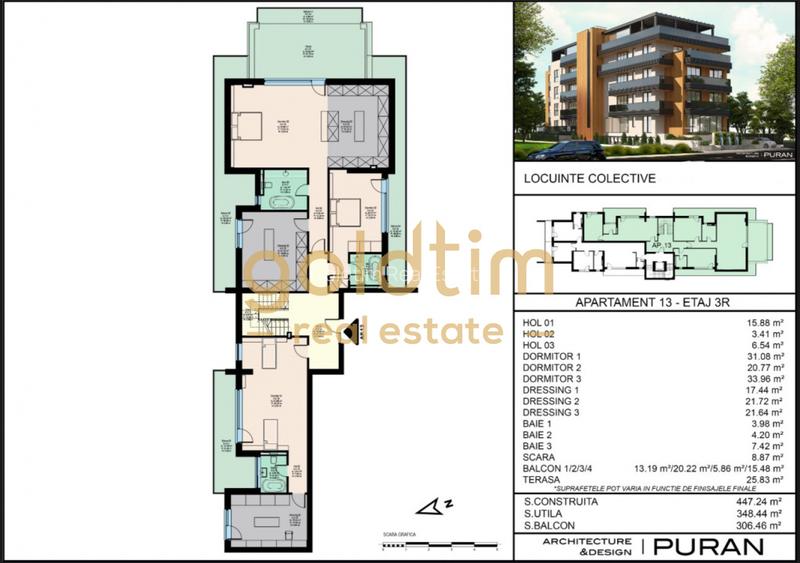 PENTHOUSE UNIC/VEDERE PANORAMICA/LIFT DIRECT/TERASA UNICA/SPATII VITRATE MARI - 3