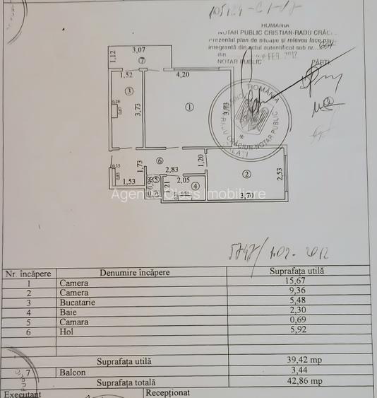 Apartament cu 2 camere Zona Micro 19 | O-uri - 10