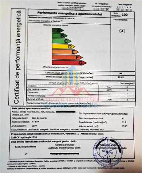 Vanzare garsoniera 32 mp, Str.Tineretului 21K, Chiajna, - 3