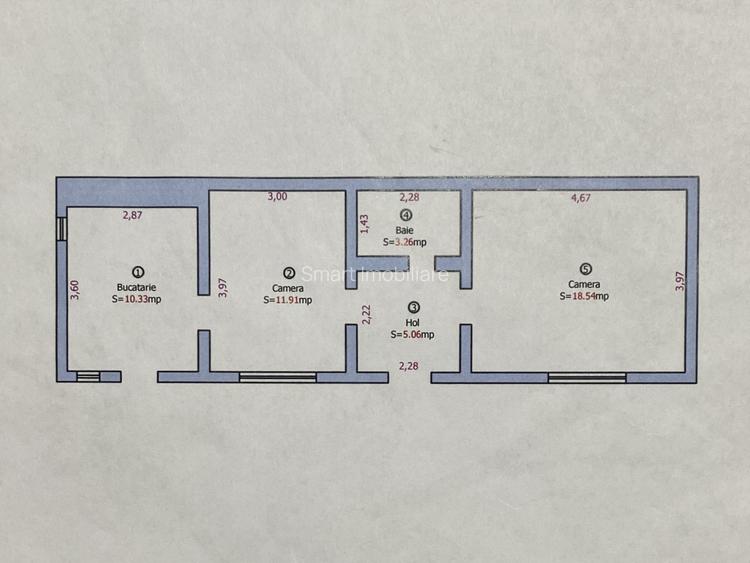 Casă 2 camere zona Promenada Mall - 12