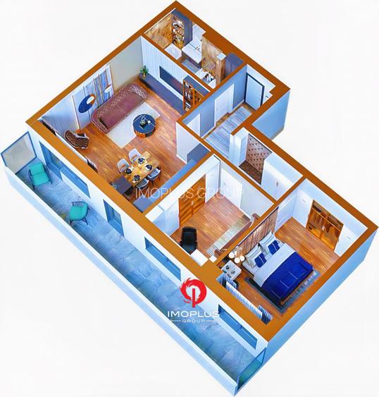 APARTAMENT 3 CAMERE COMPLEX NOU COPOU 0% COMISION LA CUMPARARE - 15