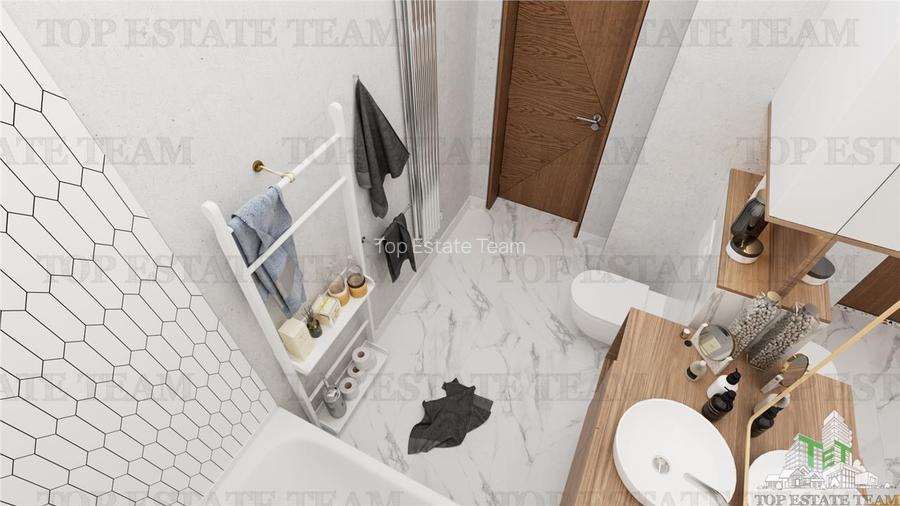 Apartament 2 camere intr-un bloc nou, modern, 61mp utili + balcon,  la 15 minute - 16