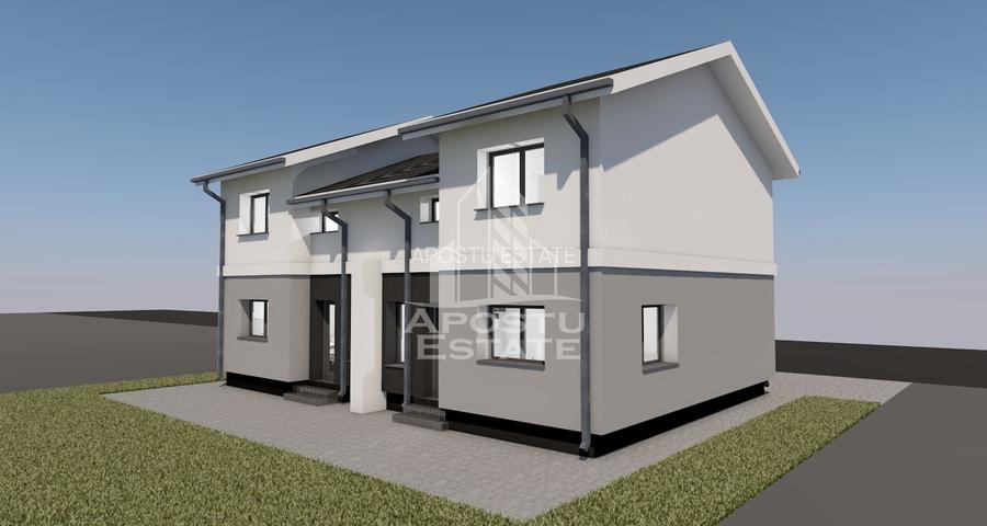 Jumatate de duplex,4 camere si 2 bai,Giarmata la stadiul de proiect - 3