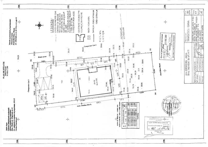 Casa la rosu 150mp , Autorizatie de Construire , teren 813 mp Pitesti - 6