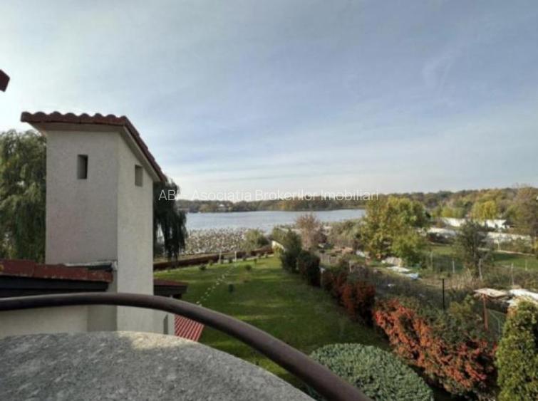 Vila cu piscina pe malul Lacului Snagov teren 2000mp 6900eu/luna sau 1950k vanza - 8
