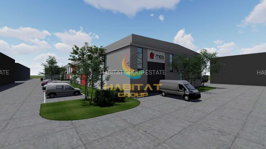 Hală industrială de închiriat – Popești-Leordeni, Strada Taberei - 3