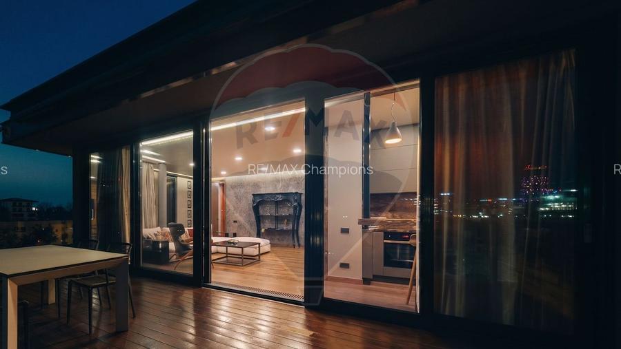 Penthouse exclusivist | Floreasca | singur pe etaj | vedere la lac - 12