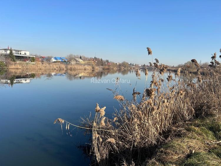 Teren de vanzare pe malul lacului in Stefanestii de Jos - 9