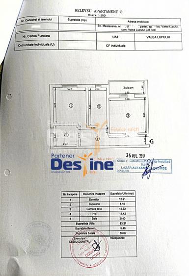 Apartament 2 camere decomandat 59 mp mobilat utilat geam la baie loc de parcare - 12