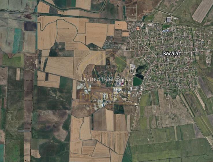 Teren extravilan pretabil P.U.Z. industrial | Sacalaz - Sanmihaiu Roman - 3