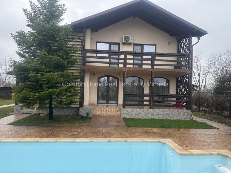 Dorali Voluntari Inchiriez Vila 5 cam piscina curte spatioasa gazon parcare - 3