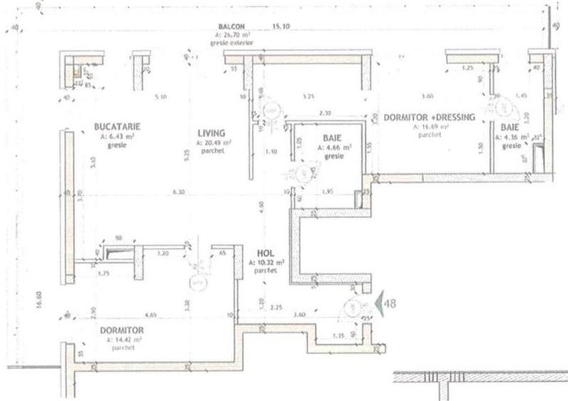 Apartament 3 camere ,125 mp utili + 27 mp terasa, situat in zona Sopor! - 26