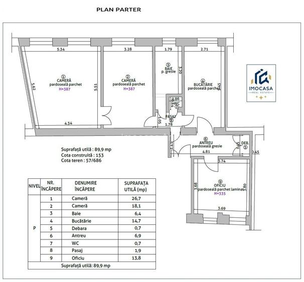 De vânzare Apartament 3 Camere Locuiește în Inima Orașul, Decebal-Arad - 13