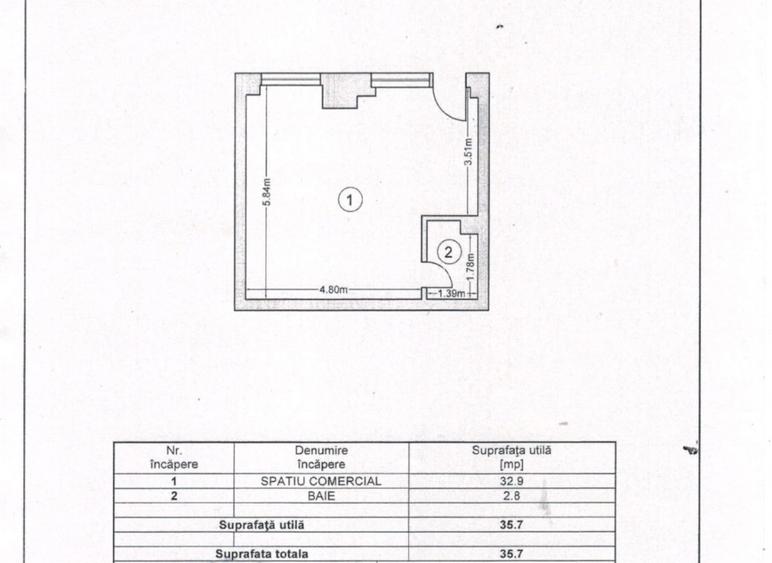 Spațiu Comercial 35 mp  Zona Stadion  Vad Excelent - 12