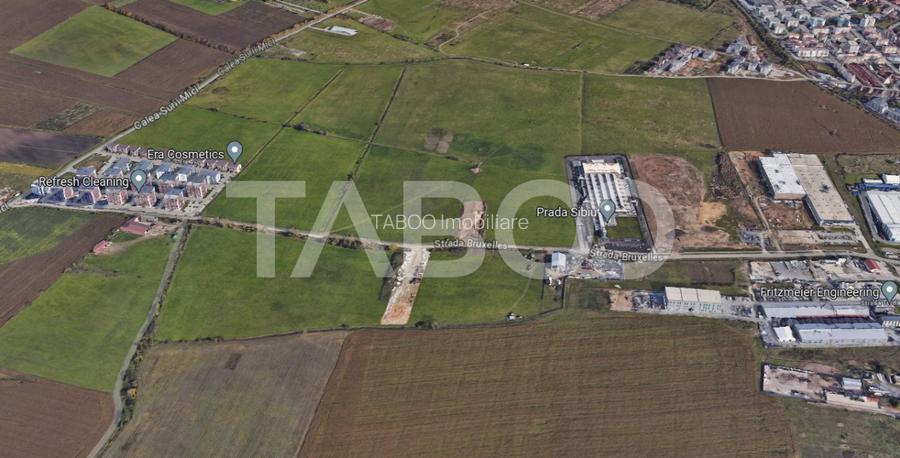 Teren intravilan 3000 mp cu deschidere 18 ml Calea Surii Mici Sibiu - 2