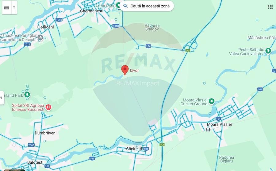 De vanzare teren Extravilan Snagov Padurea Snagov DJ 101B Ghermanesti - 3