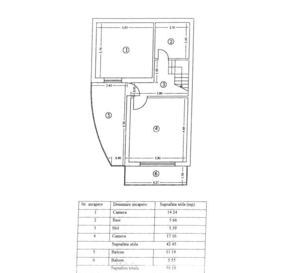 Tomis I, vila P+1 cu 4 camere, 2 balcoane, curte, loc de parcare - 22