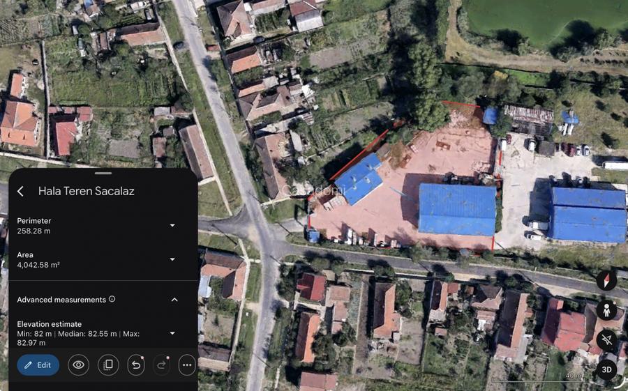 HALĂ DE VANZARE SĂCĂLAZ – 4.053 MP TEREN  - 2