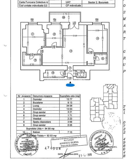UpGround Residence – Apartament spațios cu 3 camere – 94 mp - 14