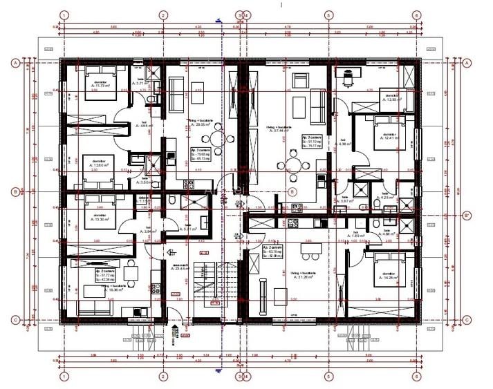Apartamente de vanzare, intre 42 si 75 mp utili - 13