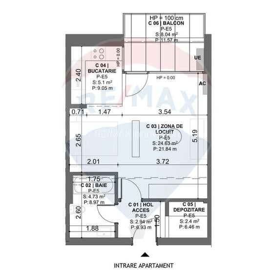 Vanzare  APARTAMENT CU 3 CAMERE -DEZVOLTATOR - 4