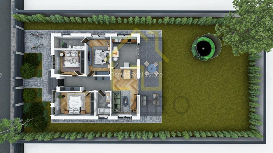 Casa individuala P+Pod 4 Camere Teren 500mp Dragomiresti Deal Ilfov - 4