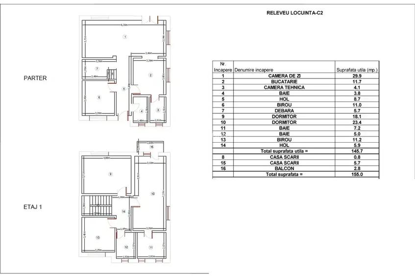 Vila | 5 camere | Curte 220  mp  | metrou 15 min - 2