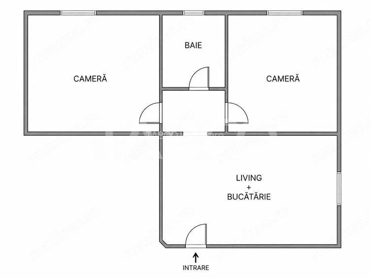 Apartament cu 2 camere decomandate de vanzare in cartier Marasti - 1