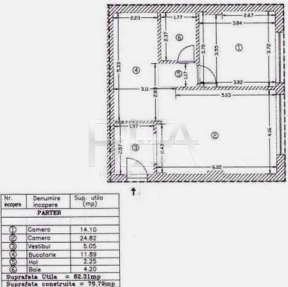 2 camere 62 mp in bloc nou zona Turda  - 10