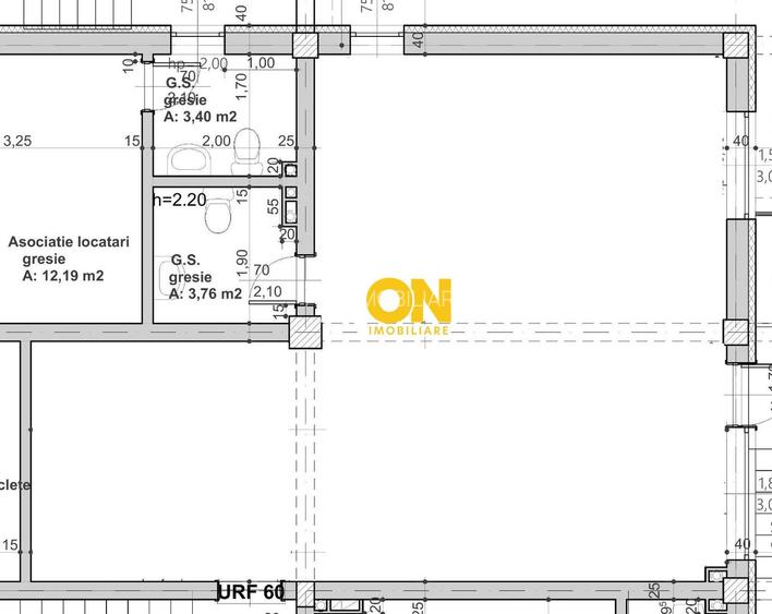 Spatiu nou de birouri, 59 mp + boxa 15 mp, cart. Anghel Saligny - 1