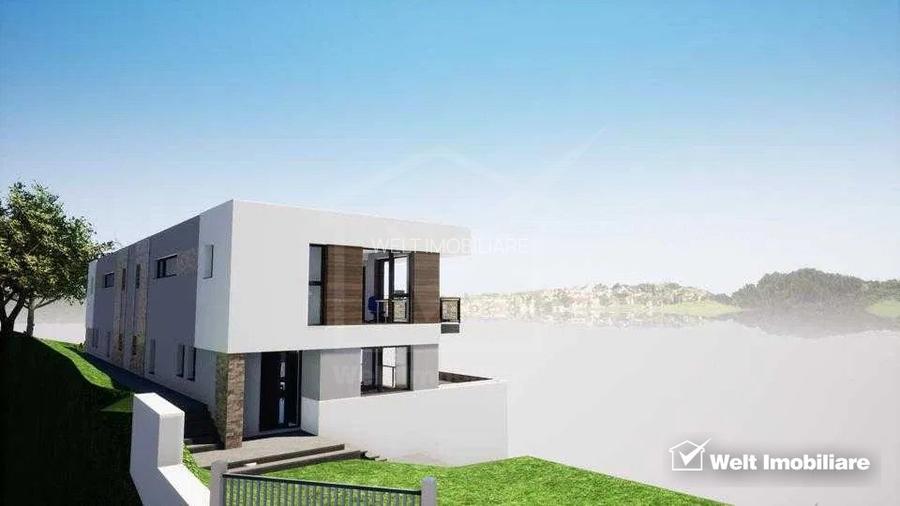 Duplex semifinisat, 220 mp, 1200 mp teren, Feleacu, vedere panoramica - 2